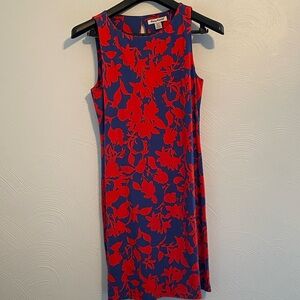 Tommy Bahama Red and Blue Floral Top